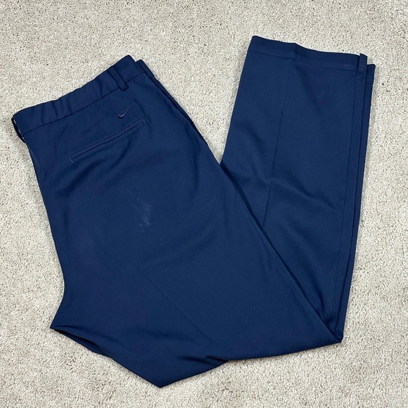 Nike Dri-Fit Golf Pants Mens 38x32 Performance Blue 833194 - Picture 1 of 11